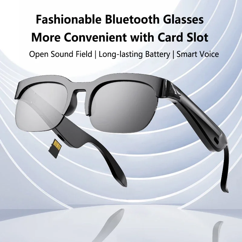 Smart Glasses Lens - แว่นตาบลูทูธอัจฉริยะ OnePlus 8K HD แว่นตาสำหรับมอเตอร์ไซค์พร้อมระบบ AI