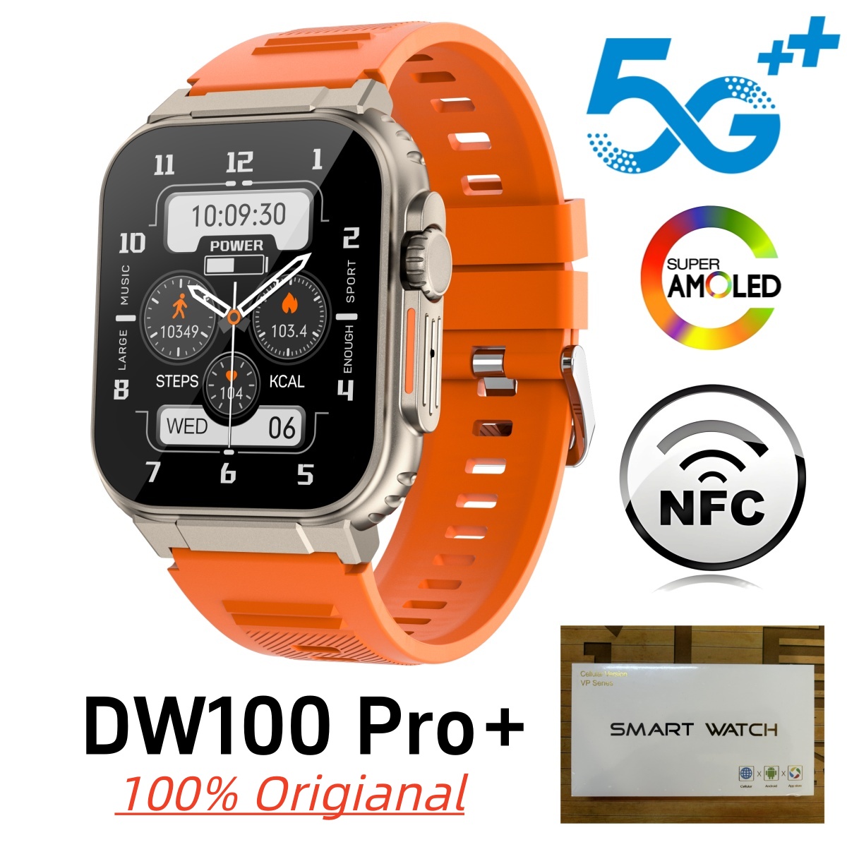 สมาร์ทวอทช์ DW100 Pro + Plus ร - Fall Detection Watch บทวิจารณ์และราคา