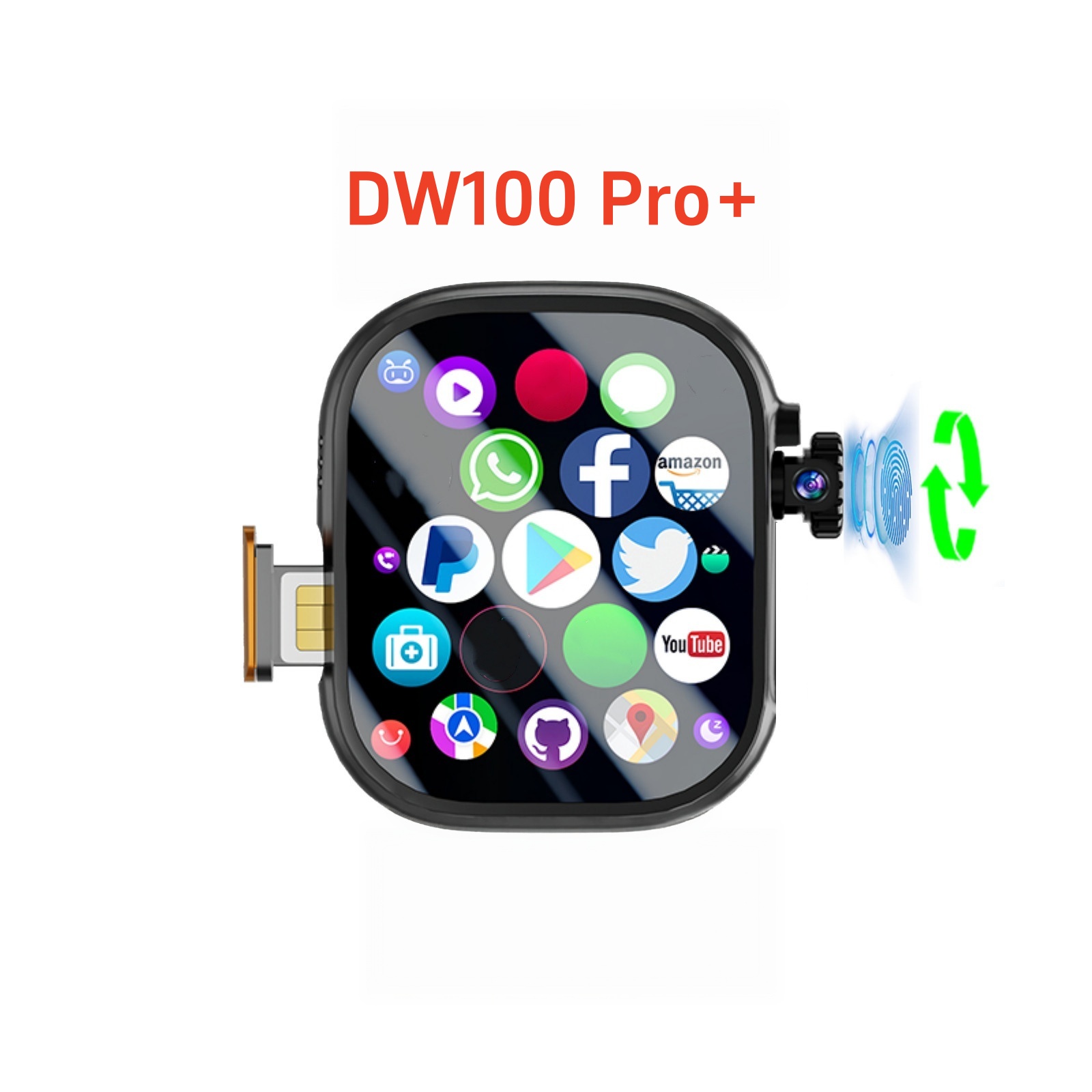 สมาร์ทวอทช์ DW100 Pro+ Ultra T - Fall Detection Watch บทวิจารณ์และราคา