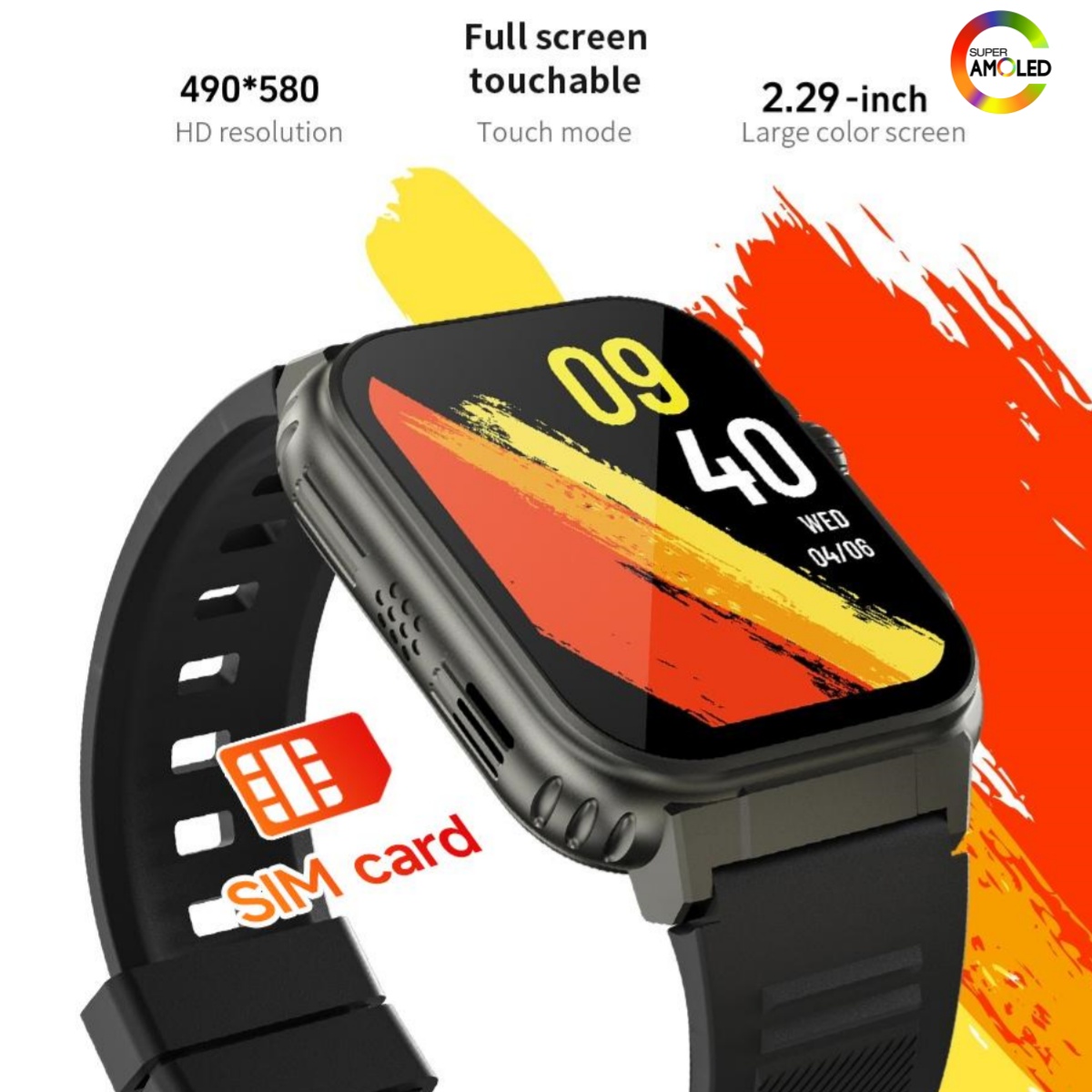 สมาร์ทวอทช์ S12 Ultra MAX 5G ห - Fall Detection Watch บทวิจารณ์และราคา